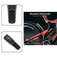 1 Set Bicycle Mudguard Practical Wind Resistant Good Toughness for MTB Bike Mud Guard Bike Mudguard