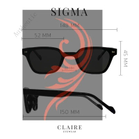 CLAIRE : (SM) แว่นกันแดด รุ่น Sigma แว่นกันแดด UV400
