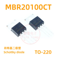 10PCS MBR20100CT to-220AB 100V/20A Direct Plug Schottky Rectifier Diode