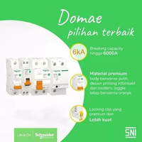 Schneider Electric New Domae MCB Listrik 1P Schneider 4A