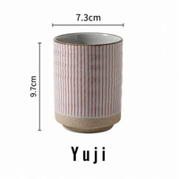 Hoomey Japan Series Cangkir Keramik (300ml) Teh Ocha Kopi Resto Jepang Gelas Mug Ceramic Aesthetic -