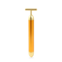 BEYONTH Waterproof Slimming Electric Beauty Bar 24K Golden Face Firming Massage Roller Care Vibration Facial Massager