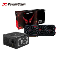 PowerColor 撼訊 Red Devil RX9070XT 16G-E/OC 16G GDDR6 顯示卡+ 微星 MAG A1000GL 金牌電源供應器