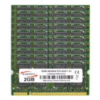 10pcs lot 2GB PC2-5300S DDR2 667MHz 204pin 1.8V SO-DIMM RAM Laptop Memory