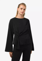 FORCAST Melody Long Sleeve Draped Top