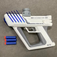 Gel Ball Gun High Rate Fire Electric Burst Soft Bullet Gun Compatible with Water Gun Cs Prop Birthday Gift