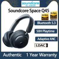 Original Anker Soundcore Space Q45 Wireless Bluetooth Headphones ANC Active Noise Cancellation LDAC HiRes Headset with Mic