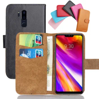 For G7 ThinQ LG Case 6.1" 6 Colors Flip Fashion Soft Leather LG G7 ThinQ Cases Exclusive Phone Cover Cases Wallet