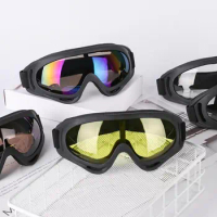 1Pcs Winter Windproof Skiing Glasses Goggles Outdoor Sports cs Glasses Ski Goggles UV400 Dustproof Moto Cycling Sunglasses