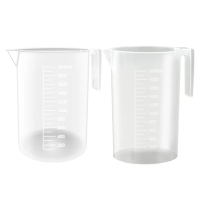【精準科技】大容量塑膠量杯 PP刻度杯1000ml 尖口量杯 耐熱塑膠量杯 耐熱120度 烘焙量杯(550-PPC1000)