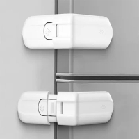 2PCS Child Safety Refrigerator Lock for Home Fridge Freezer Door Proof Locks,Kids Safety Cabinet Locks