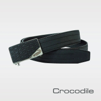 Crocodile Crocodile 鱷魚皮件 真皮自動扣皮帶 0101-20101(義大利進口牛皮)