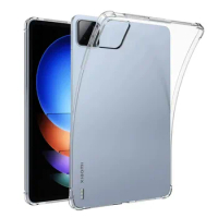 For Xiaomi Pad 6S Pro 12.4 inch 2024 Transparent Air-bags Soft Silicone TPU Protection Fundas Shell For Mi Pad 6S Pro 12.4 Inch