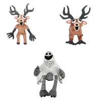 New 99Nights Horror Game Elk Plush Toy 99 Nights Lying Elk Plush Toy