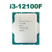 Intel Core 12th Generation i3 12100F PC Processor Intel i3 12100F 4 cores 8 threads CPU процессор معالج