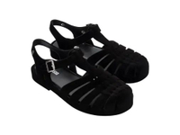 Melissa Possession Velvet II Ad 37845-BN603-0226 Sepatu Wanita Black Flocked 37 Black Flocked