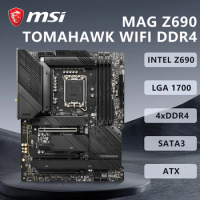 MSI MAG Z690 TOMAHAWK WIFI DDR4 Mainboard Support LGA1700 i9-14900KS i7-14700K i5-14500 CPU Intel Z690 Chipset DDR4 PCIe5.0 ATX