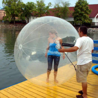 Free Shipping!2.0m Dia TPU Ball 0.8mm Thickness Inflatable Zorb Water Walking Ball Walk On Water/Human Hamster Ball/Water Ball