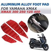 XMAX 300 Motorcycle Footrest Foot Pads Pedals Plate For Yamaha XMAX300 2017 - 2021 XMAX400 X MAX 250 XMAX250 XMAX125 Accessories