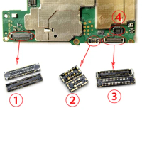 10pcs For HuaWei NOVA 3i Nova3i LCD FPC Plug Main Board PCB Connector mainboard flex USB charging board battery plug power flex