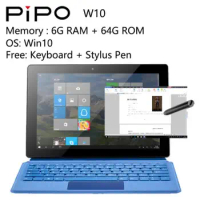 2023 New Arrival PIPO W10 10.1 Inch Windows 10 OS Quad Core Brand Tablet PC Google Play Dual WiFi Bluetooth TF Card MINI PC