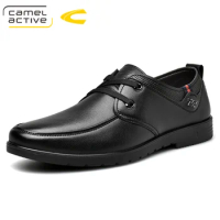 Camel Active 2019 New Brand Top Quality Genuine Leather Men Dress Shoes Fashion Business Casual Shoes For Men Oxfords Classical