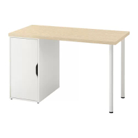 MITTCIRKEL/ALEX 書桌/工作桌, 松木效果/白色, 120x60 公分