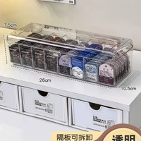 多格隱形眼鏡盒大容量桌面大眼仔日拋防塵收納置物架