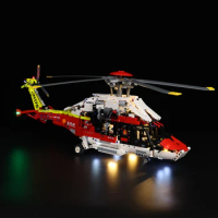 LED Light Kit Building Block For Technic LEGO 42145 Airbus H175 Rescue Helicopter(NOT Include Block)