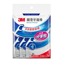 3M - 【264831】細滑牙線棒 150支 50*3包(平行進口)