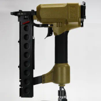 Pneumatic code nail gun U type door nail gun 440K iron aluminum tube gun sending needle