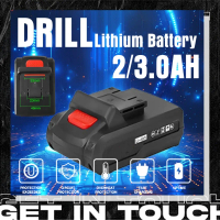 21V Large Capacity Rechargeable Drill Lithium Battery Cordless Drill Battery Power Tools Battery Cha