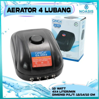 NAUTIC POMPA UDARA AQUARIUM AERATOR 4 LUBANG RECENT RC 9904 AIRPUMP