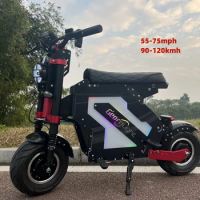 2024 New Arrivals Design Electric City Bike 72V 10000W 15000W Dual Motor Foldable Electric Scooters Powerful Adult 8000Watts