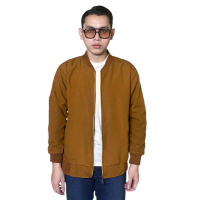jaket keren pria&wanita terbaru 2024 bahan katun baby canvas Bomber Nyaman