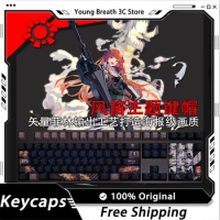 Custom Arknights Bagpipe Keycap Mechanical keyboard kit Keycap Kawaii Light Transmission 108Key Keycap Set PC Gamer Accessories
