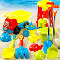 兒童沙灘玩具車套裝寶寶鏟子海邊挖沙玩沙子工具鏟子和桶沙漏沙池