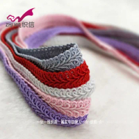 100M Curved Lace Trim Braided For Costume Centipede Braid Sewing Lace Ribbon Dentelle Ruban Galons Mercerie Clothes Accessories