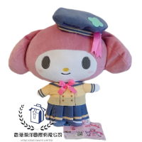 日本直送 SANRIO My Melody 美樂蒂 陽光學校 校服造型 公仔