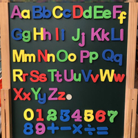 小學英文教具黑板貼數字貼磁性兒童早教玩具英文字母貼數字貼1入