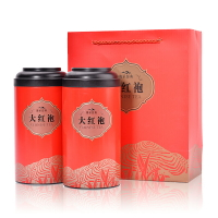 買一送一大紅袍茶葉新茶濃香型武夷山巖茶散裝灌裝烏龍茶400g