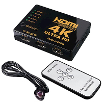 伽利略 HDMI 1.4b 4K2K 影音切換器 5進1出 + 遙控器(H4501R)