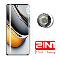 2in1 Camera Tempered Glass For Realme 11 Pro+ Hydrogel Film Realme11 Pro Plus Realme11Pro Realmy Relme 11Pro 5G Screen Protector