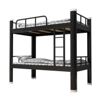 Double Layer Bunk Bed Double Decker Bed Thickened Upper and Lower Bunk Iron Bed Staff Iron Bed Dormitory Double Bed Canopy Bed Apartment Iro Sale