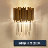 強強滾p-【台灣賣家/嚴選精品】高級水晶-頂級工藝-設計師款-後現代風-奢華風-創意時尚-壁燈