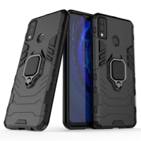 Shockproof Bumper For Huawei Y8s Case For Huawei Y8s Y6p Y5p Y7p Y8p Y9s Y6s Silicone Armor Hard PC Stand Protective Phone Cover
