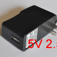 100PCS 5V2500mA High Quality 5V 2.5A usb wall charger travel adapter dc 2500mA US plug for mobile phone