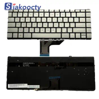 New RU Silver Backlit Keyboard for HP Spectre x360 13-AC 13-W 13-AD 13-AE 13-AP Russian
