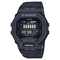 【CASIO 卡西歐】藍芽運動計步G-SHOCK 電子錶(GBD-200-1)
