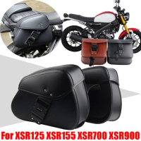 For YAMAHA XSR125 XSR155 XSR700 XSR900 XSR 155 700 900 125 Saddlebag Motorcycle Accessories Luggage Side Bag Tool Storage Bags